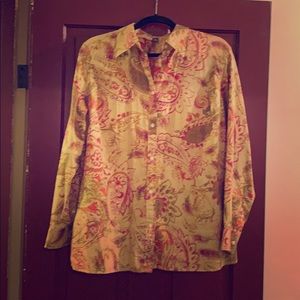 Ralph Lauren Paisley Print blouse